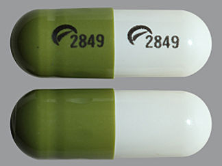 Esto es un Cápsula LP 24 Hr imprimido con logo and 2849 en la parte delantera, logo and 2849 en la parte posterior, y es fabricado por None.