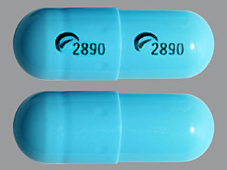 This is a Capsule Dr imprinted with logo and 2890 on the front, logo and 2890 on the back.