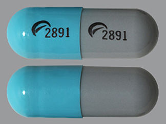 This is a Capsule Dr imprinted with logo and 2891 on the front, logo and 2891 on the back.