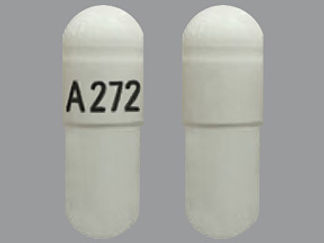 This is a Capsule imprinted with A272 on the front, nothing on the back.