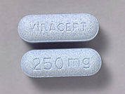 Viracept: This is a Tablet imprinted with VIRACEPT on the front, 250 mg on the back.