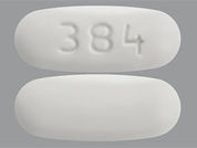 Quetiapine Fumarate Er: This is a Tablet Er 24 Hr imprinted with 384 on the front, nothing on the back.