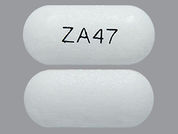 Divalproex Sodium Er: Esto es un Tableta Er 24 Hr imprimido con ZA47 en la parte delantera, nada en la parte posterior, y es fabricado por None.