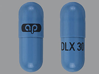 Esto es un Cápsula Dr imprimido con logo en la parte delantera, DLX 30 en la parte posterior, y es fabricado por None.