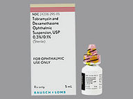 Tobramycin-Dexamethasone 0.3%-0.1% (package of 5.0 final dosage formml(s)) Suspension Drops