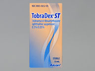 Tobradex St 0.3%-0.05% (package of 5.0 final dosage formml(s)) Suspension Drops