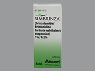 Simbrinza 1%-0.2% (package of 8.0 final dosage formml(s)) Suspension Drops