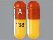 Fenofibric Acid: Esto es un Cápsula LP amarillo oblongo imprimido con A en la parte delantera, 138 en la parte posterior, y es fabricado por ALEMBIC PHARMAC.