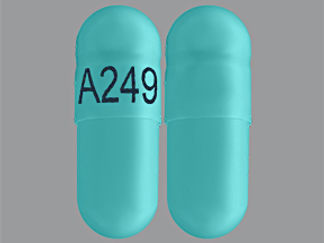 This is a Capsule imprinted with A249 on the front, nothing on the back.