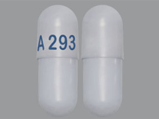 This is a Capsule imprinted with A 293 on the front, nothing on the back.