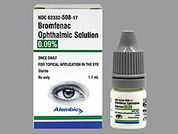Bromfenac Sodium: This is a Drops imprinted with nothing on the front, nothing on the back.
