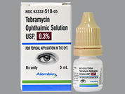 Tobramycin Sulfate: This is a Drops imprinted with nothing on the front, nothing on the back.