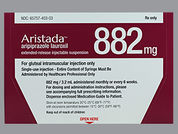 Aristada: This is a Suspension Er Syringe imprinted with nothing on the front, nothing on the back.