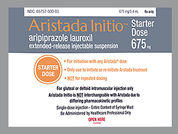 Aristada Initio: This is a Suspension Er Syringe imprinted with nothing on the front, nothing on the back.