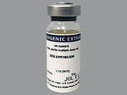 Dog Epithelium Extract: Esto es un Vial imprimido con nada en la parte delantera, nada en la parte posterior, y es fabricado por None.