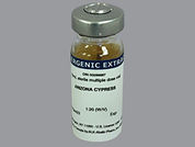 Arizona Cypress: This is a Vial imprinted with nothing on the front, nothing on the back.