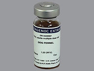 Vial de 10.0 ml(s) of 1:20 de Dog Fennel