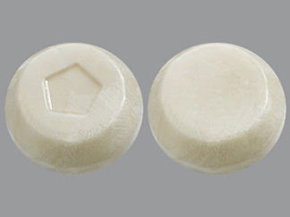 This is a Tablet Sublingual imprinted with logo on the front, nothing on the back.