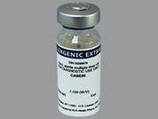 Casein: Esto es un Vial incoloro imprimido con nada en la parte delantera, nada en la parte posterior, y es fabricado por ALK-ABELLO/PHAR.