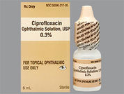 Ciprofloxacin Hcl: This is a Drops imprinted with nothing on the front, nothing on the back.