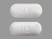 Levbid: This is a Tablet Er 12 Hr imprinted with AP on the front, 115 on the back.