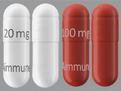 Palforzia: This is a Capsule Sprinkle imprinted with 20 mg or 100 mg on the front, Aimmune on the back.