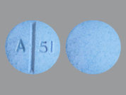 Oxycodone Hcl: This is a Tablet imprinted with A 51 on the front, nothing on the back.