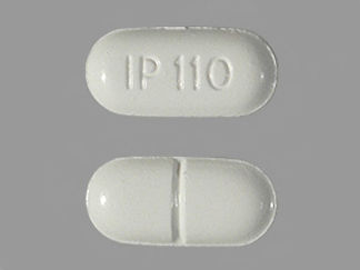 This is a Tablet imprinted with IP 110 on the front, nothing on the back.