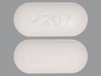 This is a Tablet imprinted with IP207 on the front, nothing on the back.