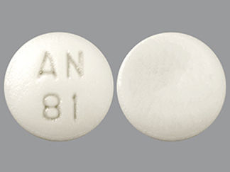 This is a Tablet Er 24 Hr imprinted with AN  81 on the front, nothing on the back.