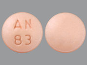 Paliperidone Er: This is a Tablet Er 24 Hr imprinted with AN  83 on the front, nothing on the back.