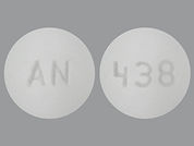 Diclofenac Sodium-Misoprostol: This is a Tablet Immediate D Release Biphase imprinted with AN on the front, 438 on the back.