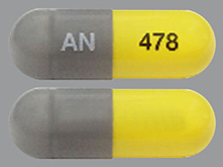 This is a Capsule imprinted with AN on the front, 478 on the back.