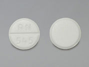 Primidone: This is a Tablet imprinted with AN  545 on the front, nothing on the back.