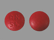 Demeclocycline Hcl: This is a Tablet imprinted with AN  54 on the front, nothing on the back.