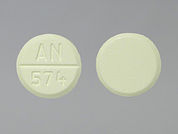 Bethanechol Chloride: This is a Tablet imprinted with AN  574 on the front, nothing on the back.