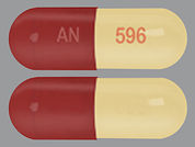 Aspirin-Dipyridamole Er: This is a Capsule Er Multiphase 12hr imprinted with AN on the front, 596 on the back.