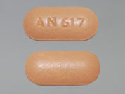 Tramadol Hcl-Acetaminophen: This is a Tablet imprinted with AN 617 on the front, nothing on the back.