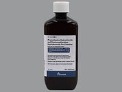 Promethazine W/Dm: This is a Syrup imprinted with nothing on the front, nothing on the back.