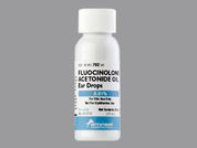 Fluocinolone Acetonide Oil: This is a Drops imprinted with nothing on the front, nothing on the back.