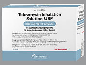Tobramycin Sulfate: This is a Ampul For Nebulization imprinted with nothing on the front, nothing on the back.