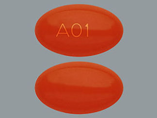 This is a Capsule imprinted with A01 on the front, nothing on the back.