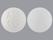 Desipramine Hcl: This is a Tablet imprinted with AA  16 on the front, nothing on the back.