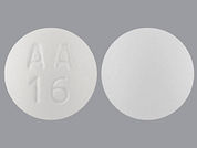 Desipramine Hcl: Esto es un Tableta imprimido con AA  16 en la parte delantera, nada en la parte posterior, y es fabricado por None.