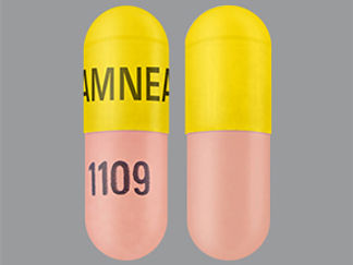 This is a Capsule imprinted with AMNEAL on the front, 1109 on the back.