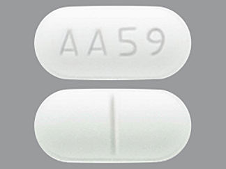 Esto es un Tableta imprimido con AA59 en la parte delantera, nada en la parte posterior, y es fabricado por None.