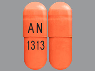 This is a Capsule imprinted with AN on the front, 1313 on the back.