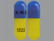 Tetracycline Hcl: This is a Capsule imprinted with AMNEAL on the front, 1522 on the back.