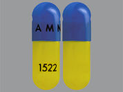 Tetracycline Hcl: Esto es un Cápsula imprimido con AMNEAL en la parte delantera, 1522 en la parte posterior, y es fabricado por None.