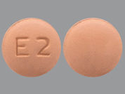 Fluphenazine Hcl: Esto es un Tableta imprimido con E2 en la parte delantera, nada en la parte posterior, y es fabricado por None.